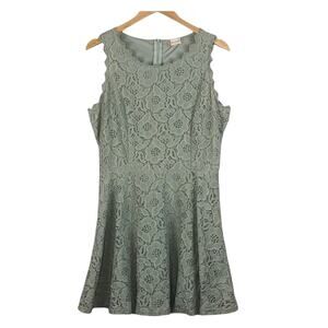 Altar’d State Sage Lace Sleeveless Dress S